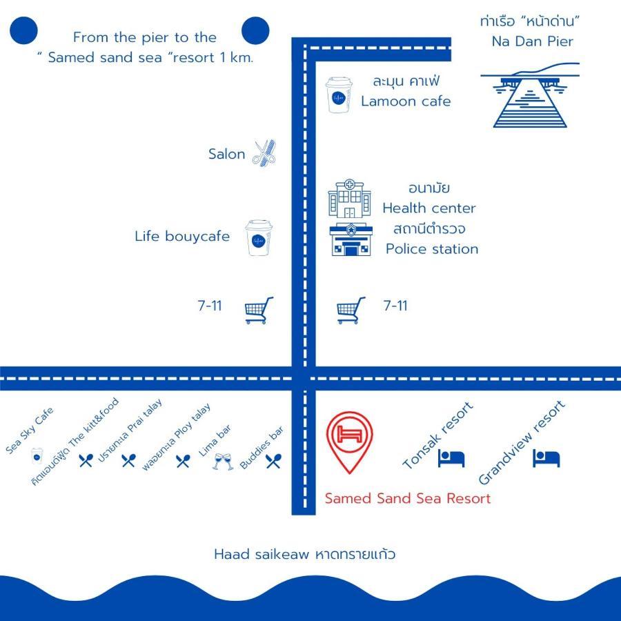 Samed Sand Sea Resort Koh Samet Dış mekan fotoğraf